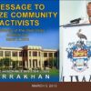 Belize: Message To Community Activists