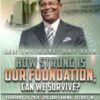 How Strong Is Our Foundation; Can We Survive?-Saviours' Day 2014