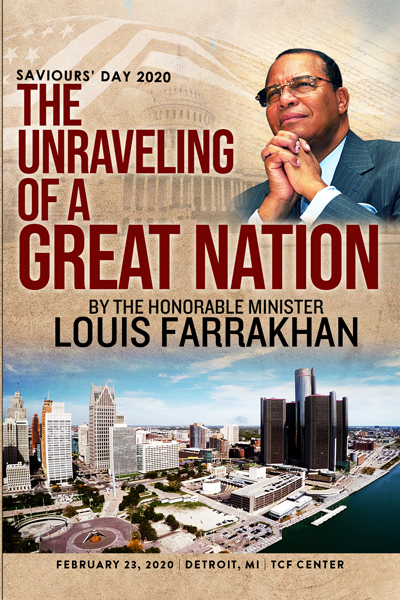 The Unraveling Of A Great Nation: Saviours' Day 2020 Keynote Address